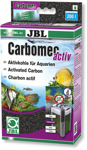 Carbomec activ 400g von JBL zur Filterung von organischen Belastungen und Medikamentenrückständen bei Aquaristikwelt Dresden