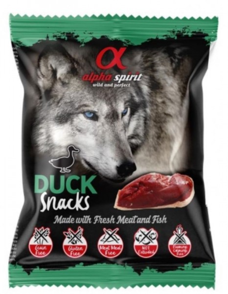 alpha spirit Dog Snack Ente 85% Fleisch