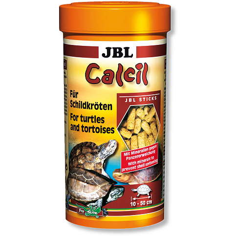 Calcil 250ml das Minerallfutter von JBL für Schildkröten, Landschildkröten, Sumpfschildkröten und Schildkrötenfutter