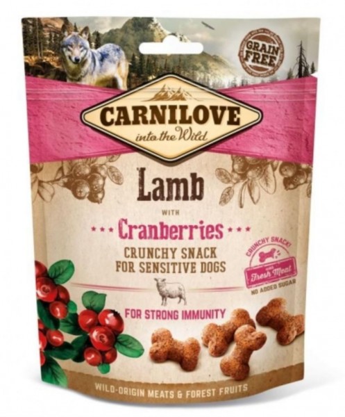 Carnilove Dog Crunchy Snack - Lamb/Cranberries