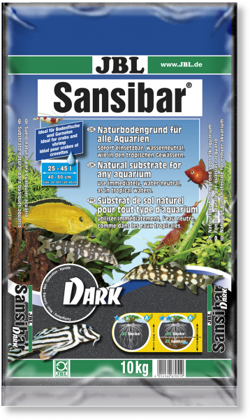 Sansibar Dark 5kg , Der feine Sansibar Sand von JBL für tolle naturnahe Aquariendekoration bei Aquaristikwelt Dresden
