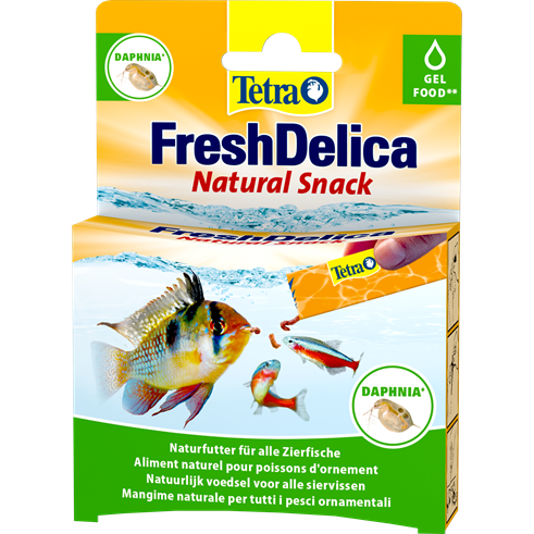 Tetra Fresh Delica Daphnia das gelfutter aus Wasserflöhen als Ergänzungsfutter für Zierfische