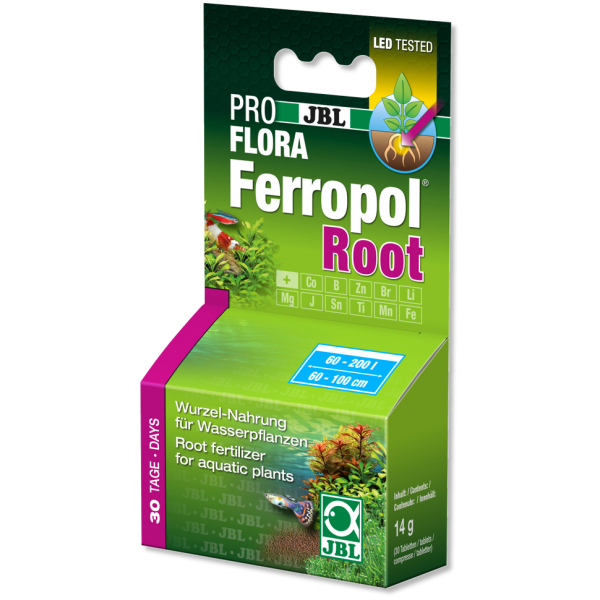 JBL Pro Flora Ferropol Root der Wurzeldünger für kräftigen Wachstum der Aquarienpflanzen mit den Düngetabletten und Düngekugeln bei Aquaristikwelt Dresden