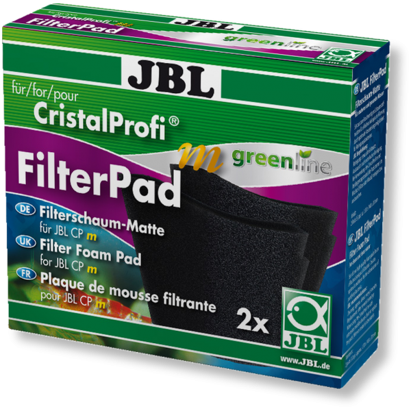 Cristal Profi m Greenline Filter Pad doppelpack, Ersatzfiltermatten für den Cristal Profi m greenline Filter von JBL