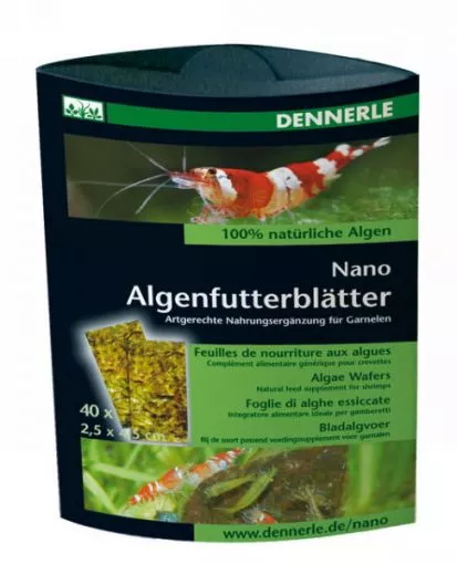 Crusta Algenfutterblätter - Garnelenfutter