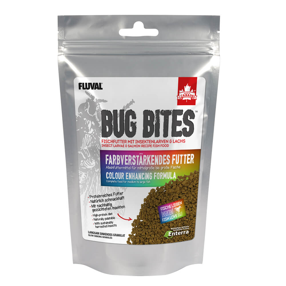 Bug Bites für Farbintensität – Farbgranulat Futter
