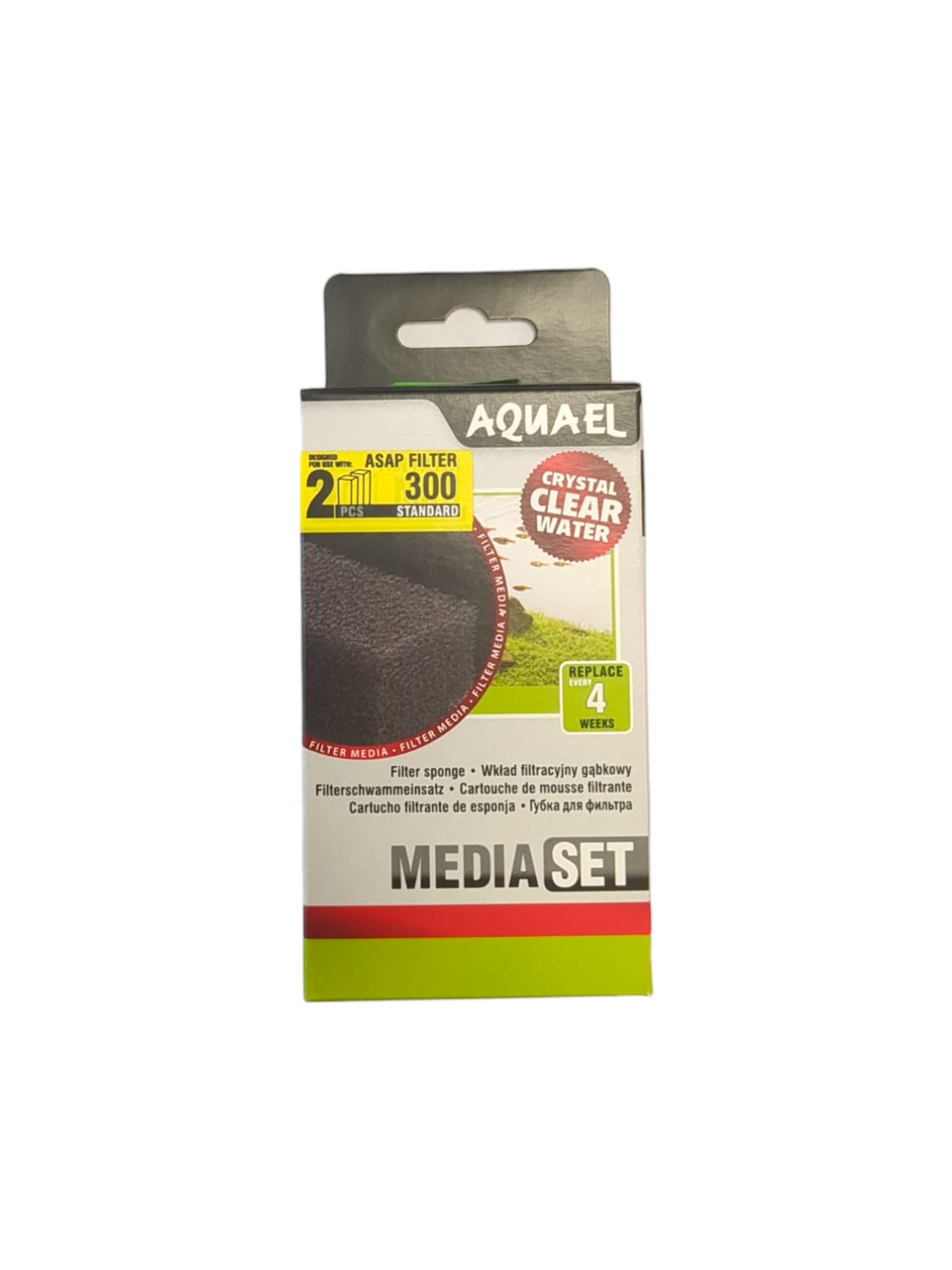 Aquael Pat Media Set – Filterschwamm 300 2 Stück